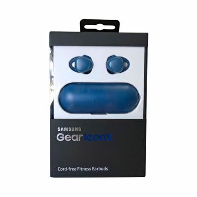 Samsung Gear IconX True Wireless Bluetooth Fitness Earbuds MP3 Blue SM-R150