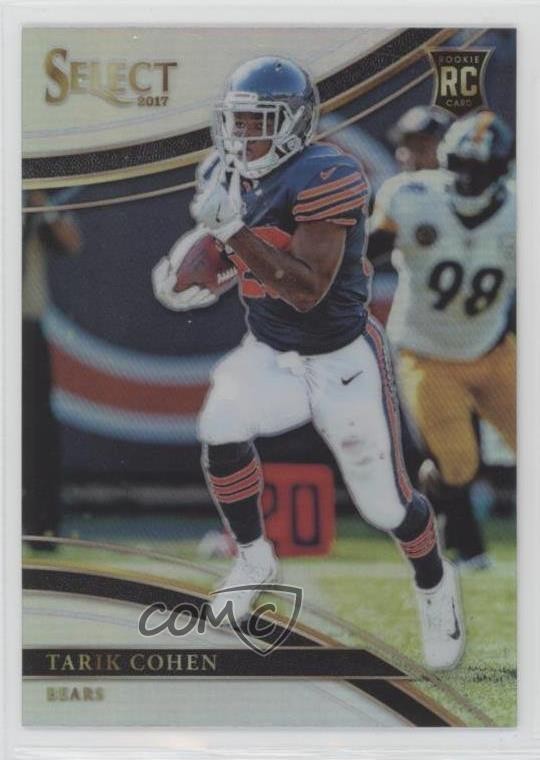 2017 Panini Select Field Level Silver Prizm Tarik Cohen #260 Rookie RC 14gy