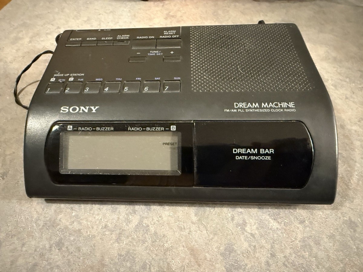 Sony Dream Machine ICF C303 Alarm Clock Radio FM / Am ICFC303