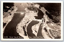 Columbia River Highway Oregon~Bonneville Dam Area~1950s RPPC