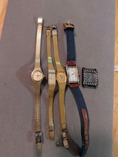 Lot Of 5 Vintage Ladies Watches Untested