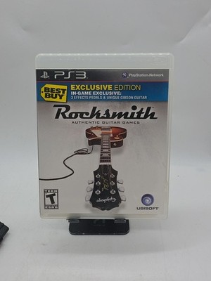 Rocksmith Best Buy Exclusive Edition Playstation 3 Cib Mint With Poster Tested 