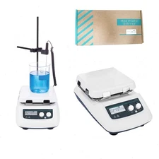 Lab Magnetic Stirrer with Heating Temp 550℃ Capacity 20L Hot Plate 184*184mm