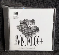 Microsoft Visual C++ 2.0 1994 Edition CD-ROM DISC ONLY MOSTLY SEALED 0894 57496