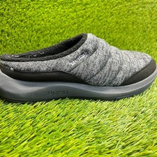 Kuru Draft 2 Womens Size 7.5 Gray Black Casual Comfort Slip-On Mule Slippers