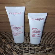 Clarins Beauty Flash Balm 0.5oz Hand Nail Treatment 1oz Travel Size NEW Sealed