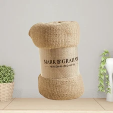 Mark and Graham Knit Throw Blanket Soft Cozy Warm Tan Beige Home Decor 50x60