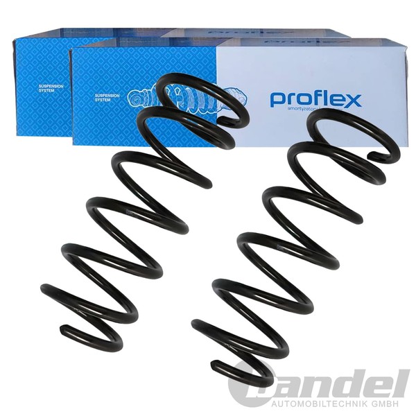 2X Proflex Fahrwerksfedern Hinten Passend FÜR Ford Grand Mondeo Links+Rechts |-image