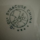 Vintage Syracuse China Colonial 6.25“  Bread Plate  1959 Rare Collectible — photo 8