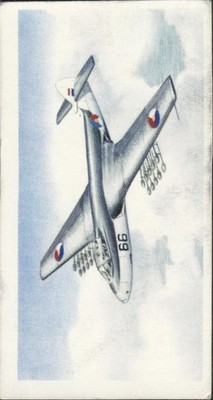 1961 Vintage Priory Tea I-SPY Aircraft Card Hawker Sea Hawk