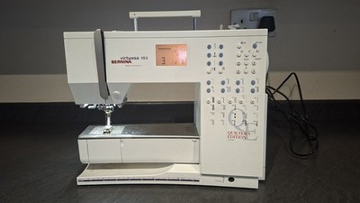 Bernina Virtuosa 153 Nähmaschine. BOBBING WINDER FUNKTIONIERT NICHT. OHNE PEDAL