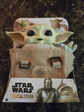 Star Wars Mandalorian Grogu The Child 11" Interactive Doll W/Satchel HBX33 NIB