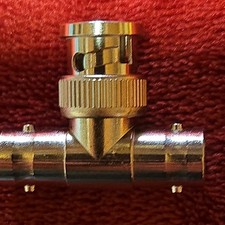 BNC Male to BNC Female T Adapter Connector Coaxial Cable Splitter Multi-Pack LOT