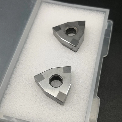2pcs WNMG080404 Cutting Inserts - Transparent Box Packaging