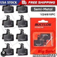 1-10 Pairs MTB Disc Brake Pads Resin & Semi-M...