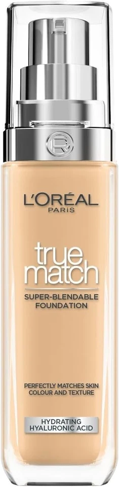 L'OREAL PARIS L'Oreal Latest True Match Super Blendable Foundation 30ml VARIOUS USE DROP MENU