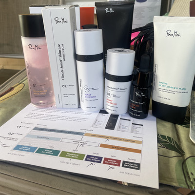 Pour Moi Climate Smart Rotating System Skincare Southern California kit~ NEW 