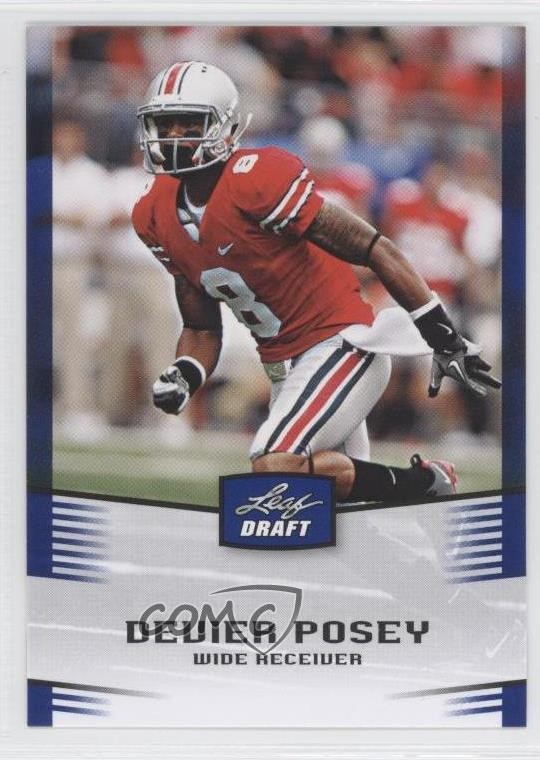 2012 Leaf Draft Blue DeVier Posey #12 Rookie RC 0q5