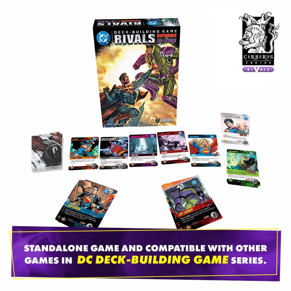 DC Deck-Building Game: Rivals — Superman vs. Lex Luthor - Image 2 of 4