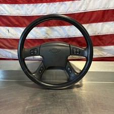 2003-06 Chevy Silverado 2500 Sierra - Steering Wheel Leather Dic Controls Oem 2003-06 Chevy Silverado 2500 Sierra - Steering Wheel Leather Dic Controls Oem