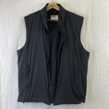 Orvis Pro Vest Mens XL Flaw NO ZIPPER Black Warm PrimaLoft Polartec Fishing