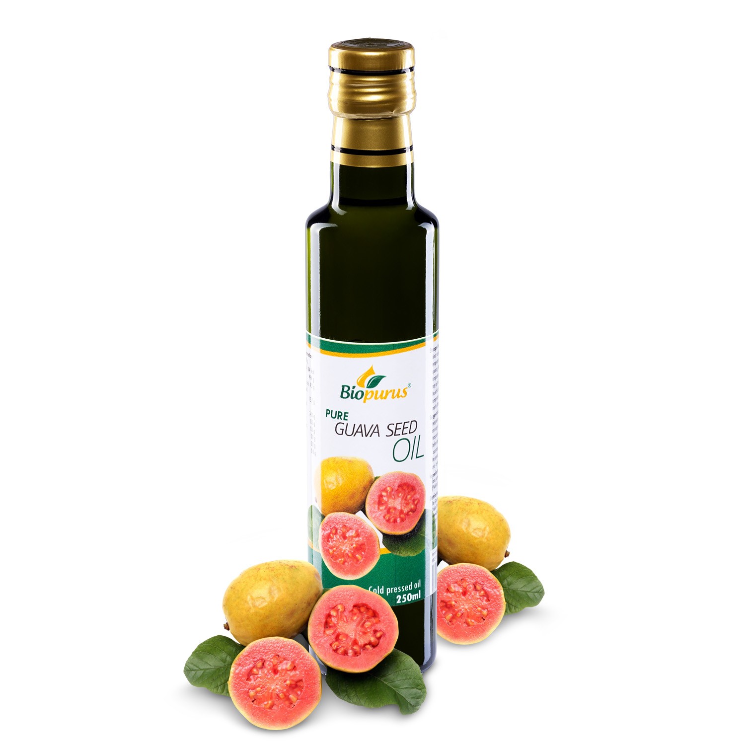 Biopurus Certified Organic Cold Pressed Guava Seed Oil 250ml