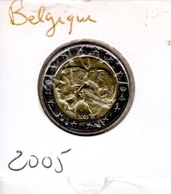 2  EURO  BELGIQUE COMMEMORATIVE   2005  NEUVE  UNION BELGO - LUXEMBOURGEOISE