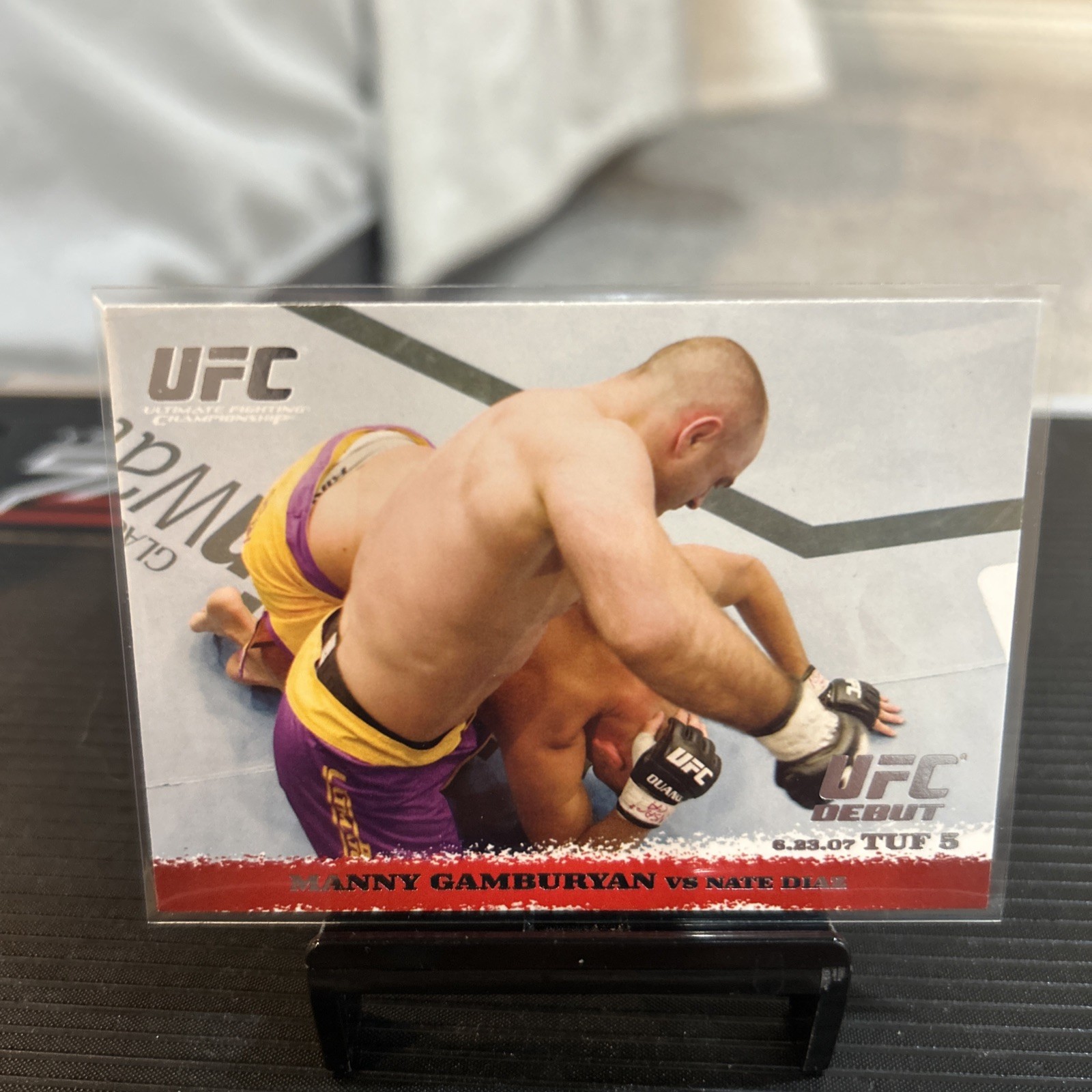 2009 Topps UFC Round 1 - Nate Diaz, Manny Gamburyan #67 (RC)