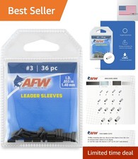 Single Barrel Crimp Sleeves – Pro-Grade Strength, Versatile Use, Ideal for Ri...