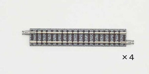 TomyTec 18056 Pista Recta Escala N S99 - Pista Fina -- 3-7/8" 99mm Paquete(4) | Zustand: Nuevo