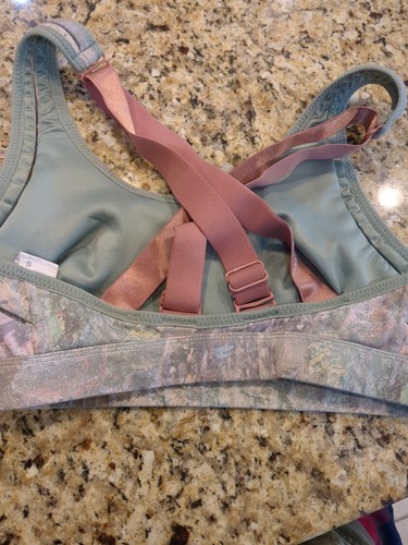 Fabletics Belle Sport Bra Size Large S Moonrock - Picture 2 of 4