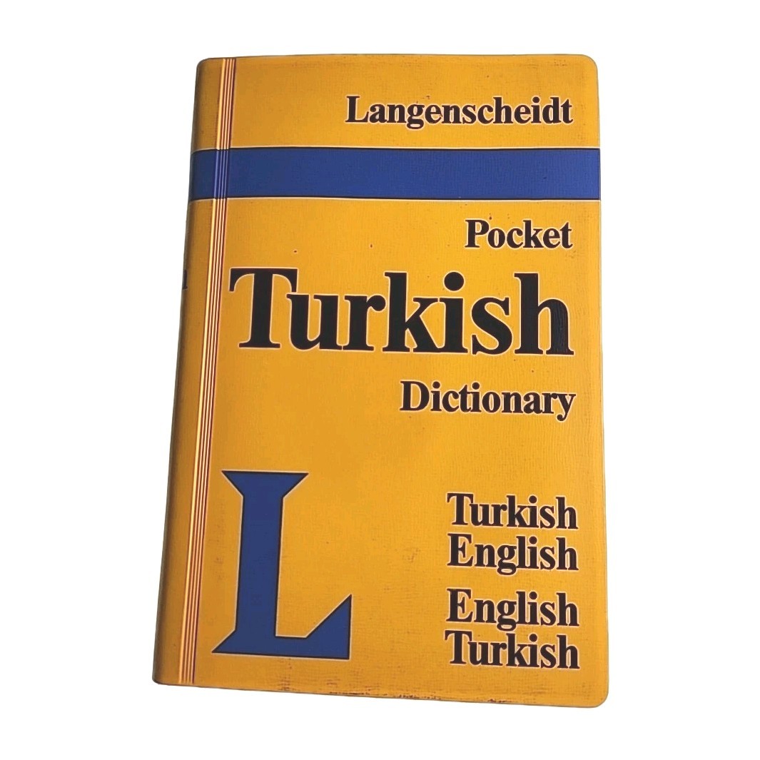 Pocket Turkish Dictionary Langenscheidt 1992 Paperback Book