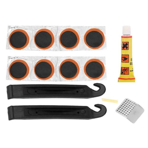 Mini Portable Tire Self-Adhesive Patch File Levers Bike Tires Puncture Repair - Picture 4 of 11