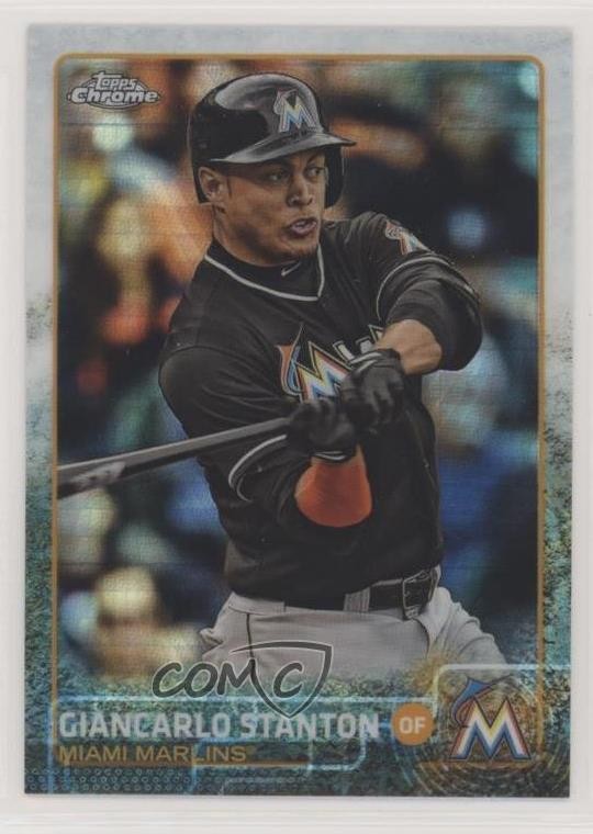 2015 Topps Chrome Prism Refractor Giancarlo Stanton #65 0wq