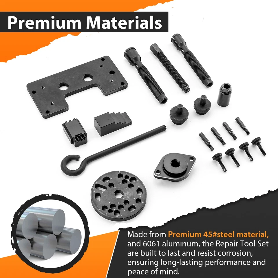 Juego de herramientas de tuerca ajustadora de embrague extractor de alternador de buje de embrague para Harley Davidson Foto 3 de 4