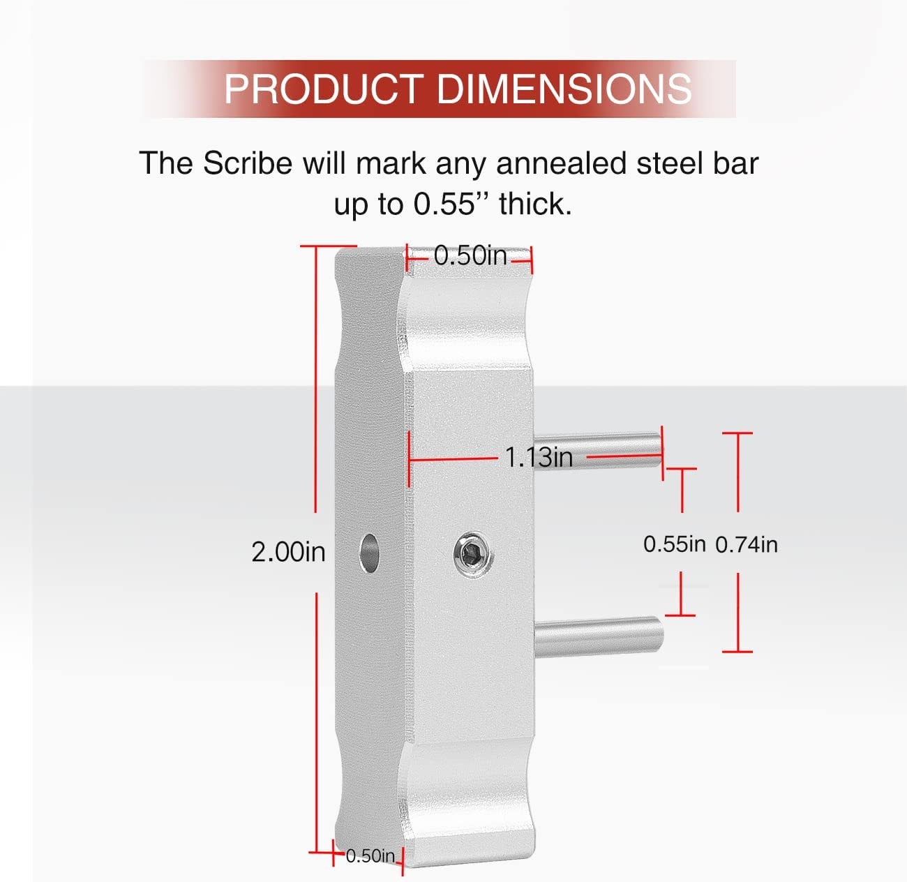 Knife Making Wood Metal Scribe Tool Precision Height Gauge Scriber Center Finder