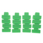 40 Pcs Tunnel Hoops Clip Plastic Greenhouse Clamps Film Row Cover Clamp