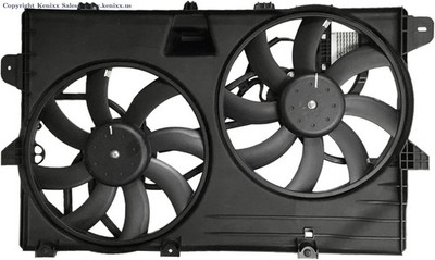 PartsFlow Engine Radiator Cooling Fan Assembly For Lincoln MKX/Ford Edge 621-392