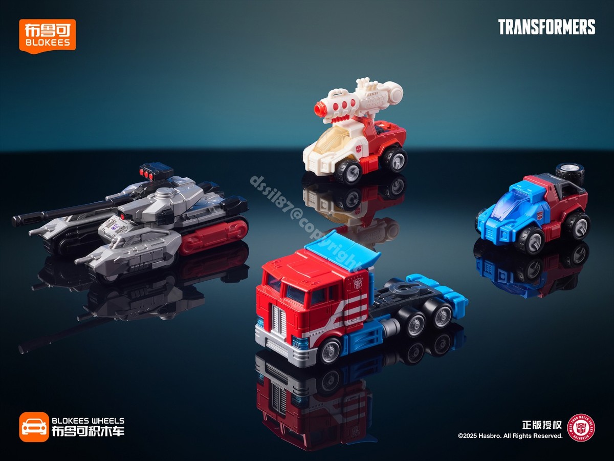 Blokees Wheels Transformers Vehicle C01 Blind Box Assembly Model