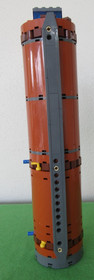 LEGO 10231 SHUTTLE EXPEDITION EXTERNAL DARK ORANGE FUEL TANK - MISSING CONE