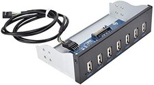 USB 2.0 HUB 5.25 Inch Internal Front Metal Panel 5.25 Inch 7 Port USB Hub Drive