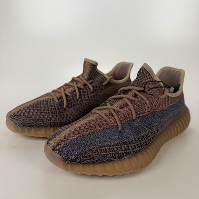 Adidas Yeezy Boost 350 V2 Fade Yecher Brown Blue H02795 Mens Size 10