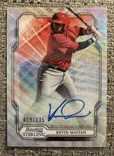 2019 Bowman Sterling KEVIN MAITAN Prospect Auto Wave Refractor SP /125