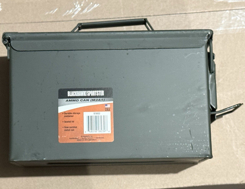 Blackhawk! M2A1 Sportster 30 Cal Metal Ammo Can Green Portable