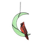 1 Set of Bird Hanging Pendant Bird Sculpture Craft Acrylic Bird Moon Sculpture W