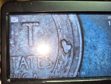 1956 1c Lincoln Wheat Cent Penny HUGE DIE CHIP Reverse