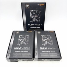 Lot of 3 be quiet! Silent Wings 3 (BL068) 120mm Computer Case Fan 2200RPM