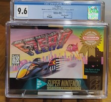 SNES F-Zero Super Nintendo Factory Sealed  New Players Choice CGC 9.6 A++