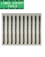 HSS Valve Stem Guide Reamers Set of 10 Pcs 4 4.5 5 5.5 6 6.5 7 8 9 10