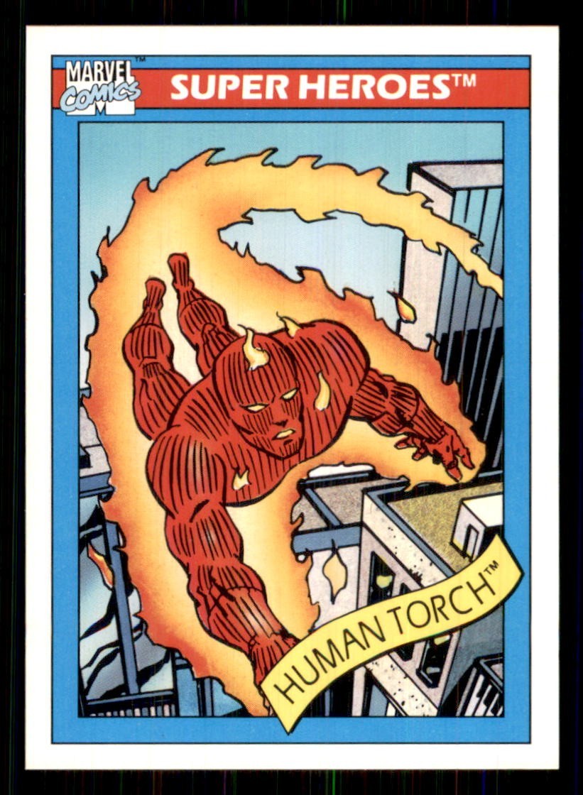 1990 Impel Marvel Universe Series 1 #33 Human Torch